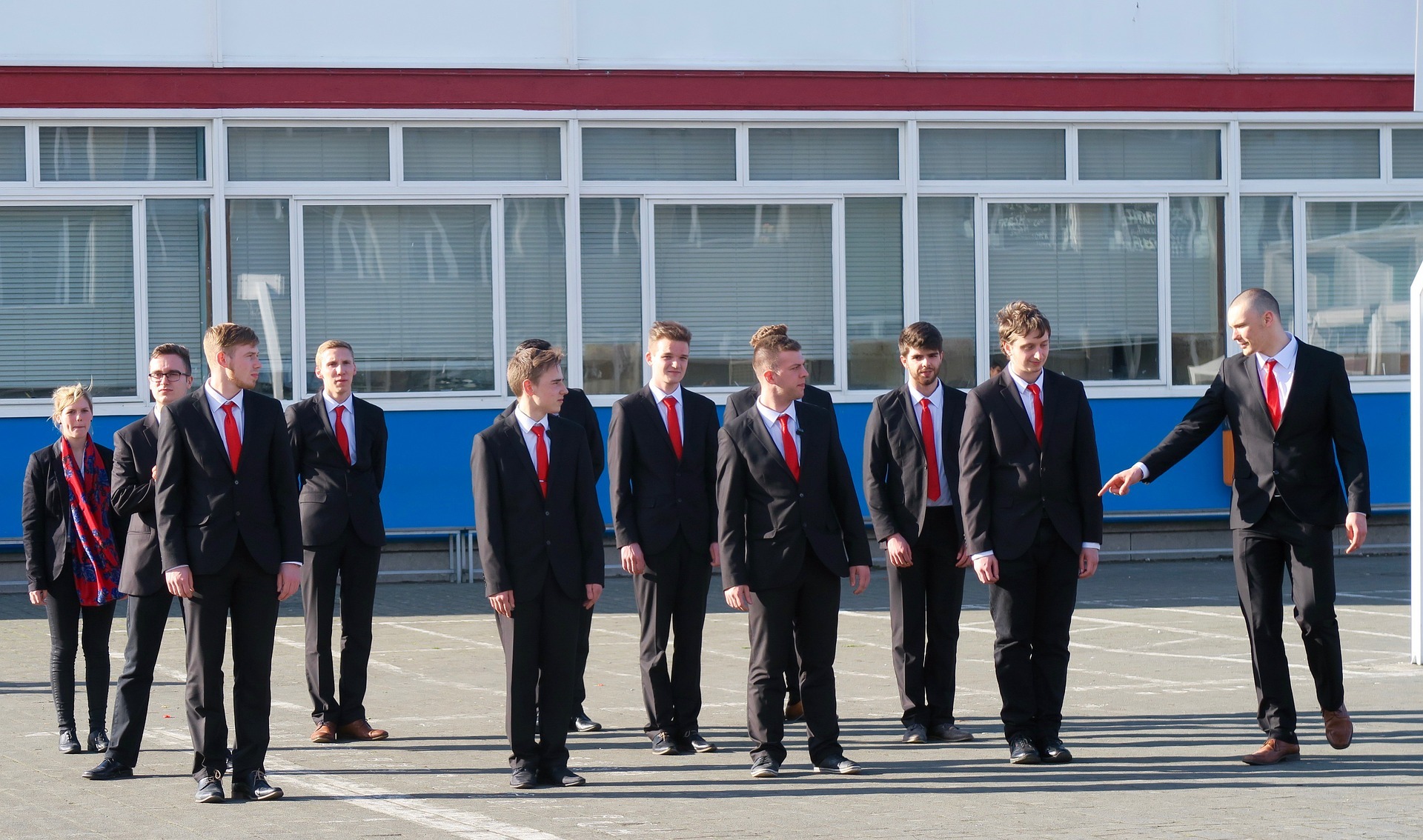 Die rote Krawatte - ein Stilelement auf men-styling.de